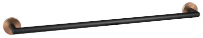 LARISSA držák ručníků 600mm, černá/měď mat WS010BC