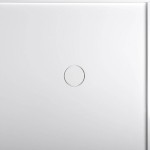 MIRAI sprchová vanička z litého mramoru, čtverec 100x100x1,8cm, bílá 73166