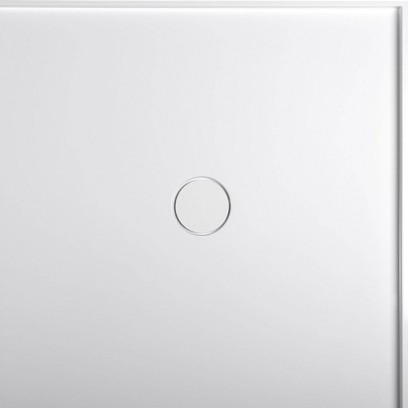 MIRAI sprchová vanička z litého mramoru, čtverec 100x100x1,8cm, bílá 73166