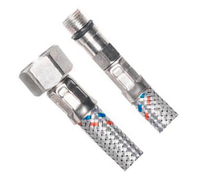 Flexibilní nerezová hadice M10x3/8