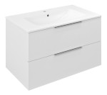 CIRASA umyvadlová skříňka 79,8x52x46cm, bílá lesk CR801-3030