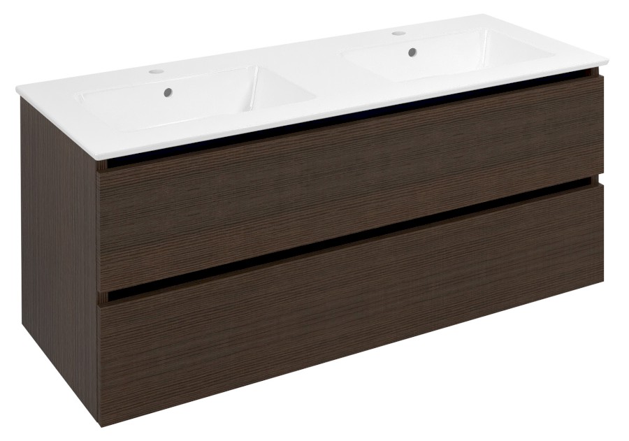 EZ121-1616 (60252) EZARA dvojumyvadlová skříňka 120x55x46cm, borovice rustik EZ121-1616