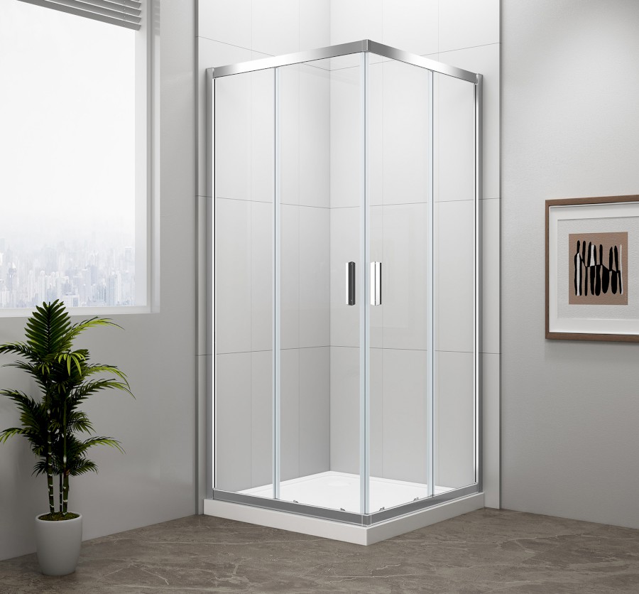 EL5115 (21206) EASY čtvercová sprchová zástěna 900x900mm, čiré sklo EL5115