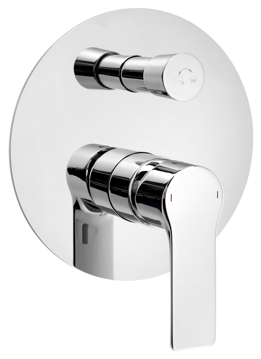 XA62 (58008) PAX podomítková sprchová baterie, 2 výstupy, chrom XA62