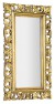 SAMBLUNG zrcadlo ve vyřezávaném rámu 40x70cm, zlatá IN110