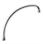 Universální výtokové ramínko k baterii, 250mm, typ-J, chrom 15J250