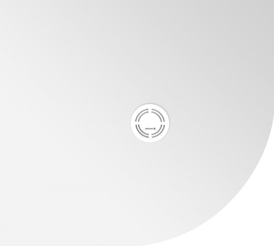 FLEXIA vanička z litého mramoru čtvrtkruh, s možností úpravy rozměru, 100x90cm, R550, levá 91321