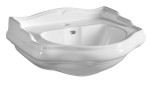 104501 (2806) RETRO keramické umyvadlo 56x46,5cm, bílá 104501