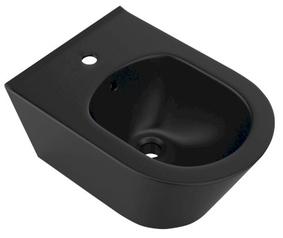 AVVA bidet závěsný 35,5x53 cm, černá mat 100324-110