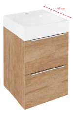 EMONA umyvadlová skříňka 39,4x55x39cm, dub alabama EM040-2222