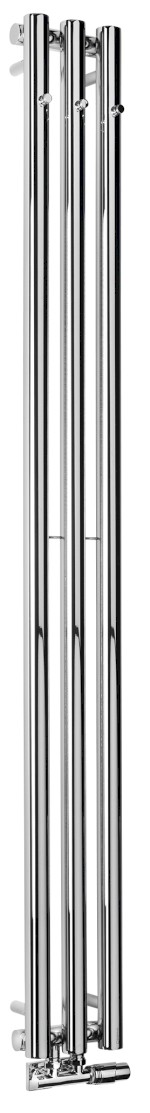 IZ126T (57646) PILON otopné těleso 196x1800mm, se třemi háčky pro ručník, chrom IZ126T