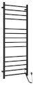 ESKINADO elektrický sušák ručníků, hranatý, 600x1500 mm, 130 W, černá ER450BV