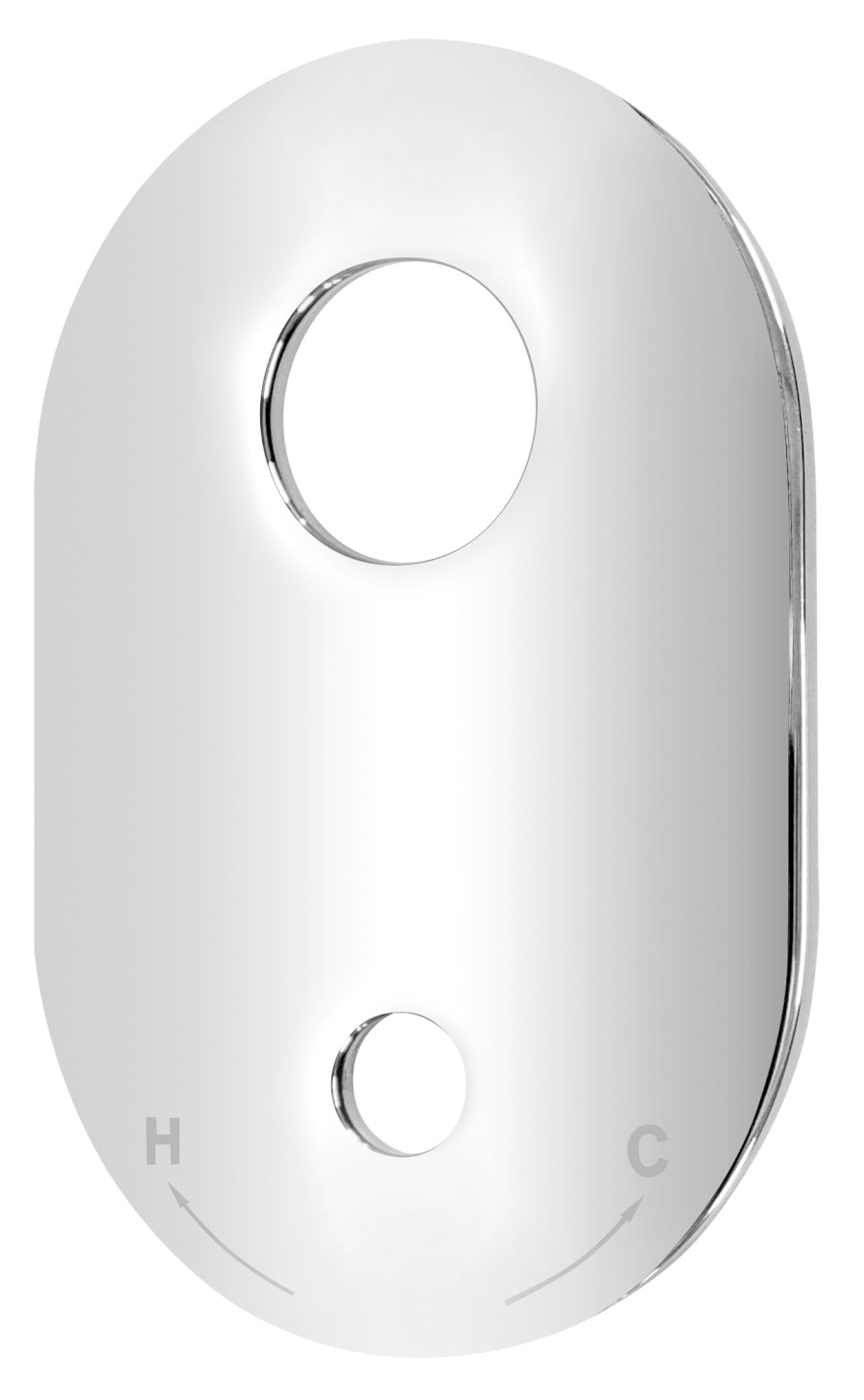 Kryt směšovacího ventilu 1209-03, oválný ND1209-03-1