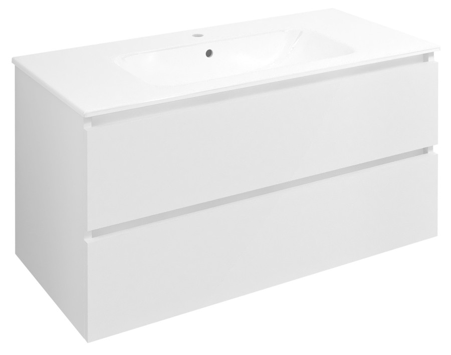 EZ101-3030 (60250) EZARA umyvadlová skříňka 99,8x52x46cm, bílá lesk EZ101-3030