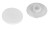 Kulatá krytka vzpěry, bílá mat, 2ks v balení NDES03W
