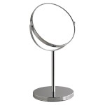 211213 (58967) ANNA kosmetické zrcátko na postavení, Ø 163mm, oboustranné, chrom 211213