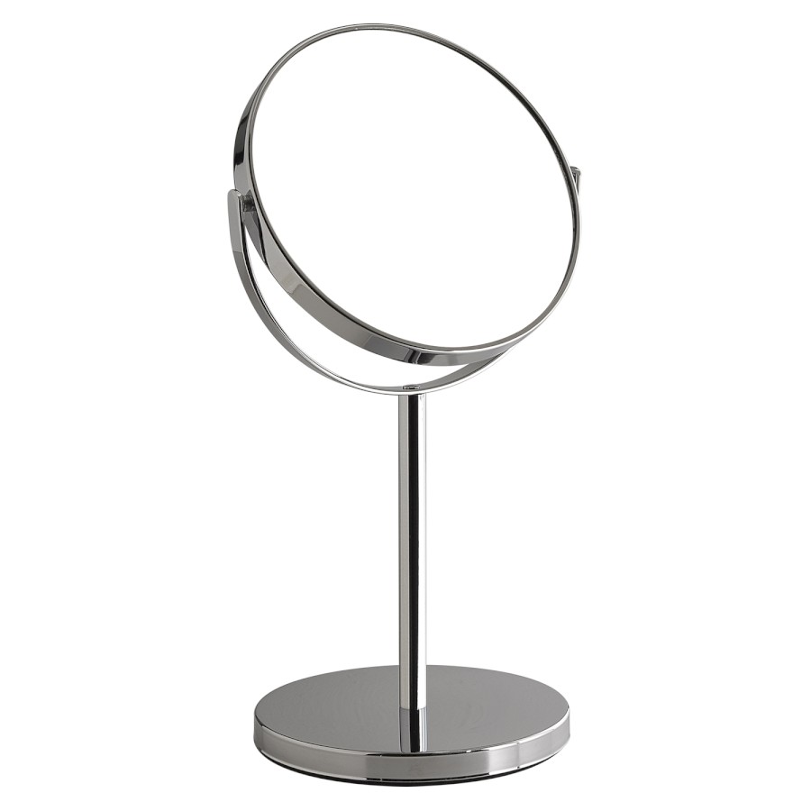 211213 (58967) ANNA kosmetické zrcátko na postavení, Ø 163mm, oboustranné, chrom 211213