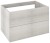 TREOS umyvadlová skříňka 75x53x50,5cm, dub Polar TS070-1010