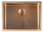 ZN6045PG (53496) ZENITH nerezový dřez 60x45cm, měď mat ZN6045PG