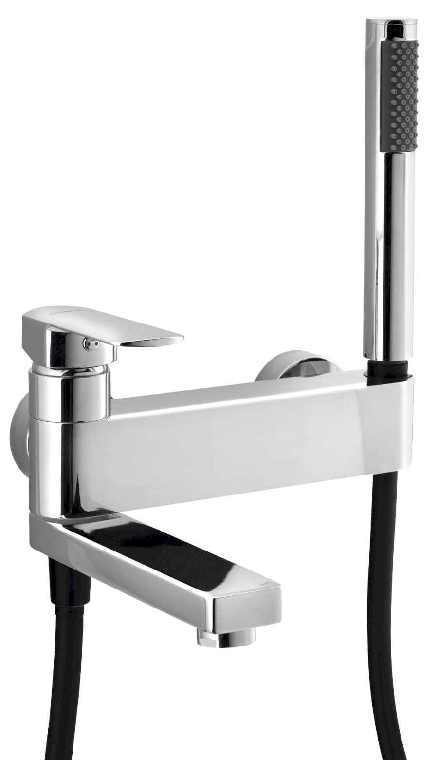 MIXONA nástěnná vanová baterie s ruční sprchou, otočné ramínko, chrom MG110