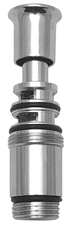 Přepínač s ovladačem pro vanovou baterii, chrom 863.010.2