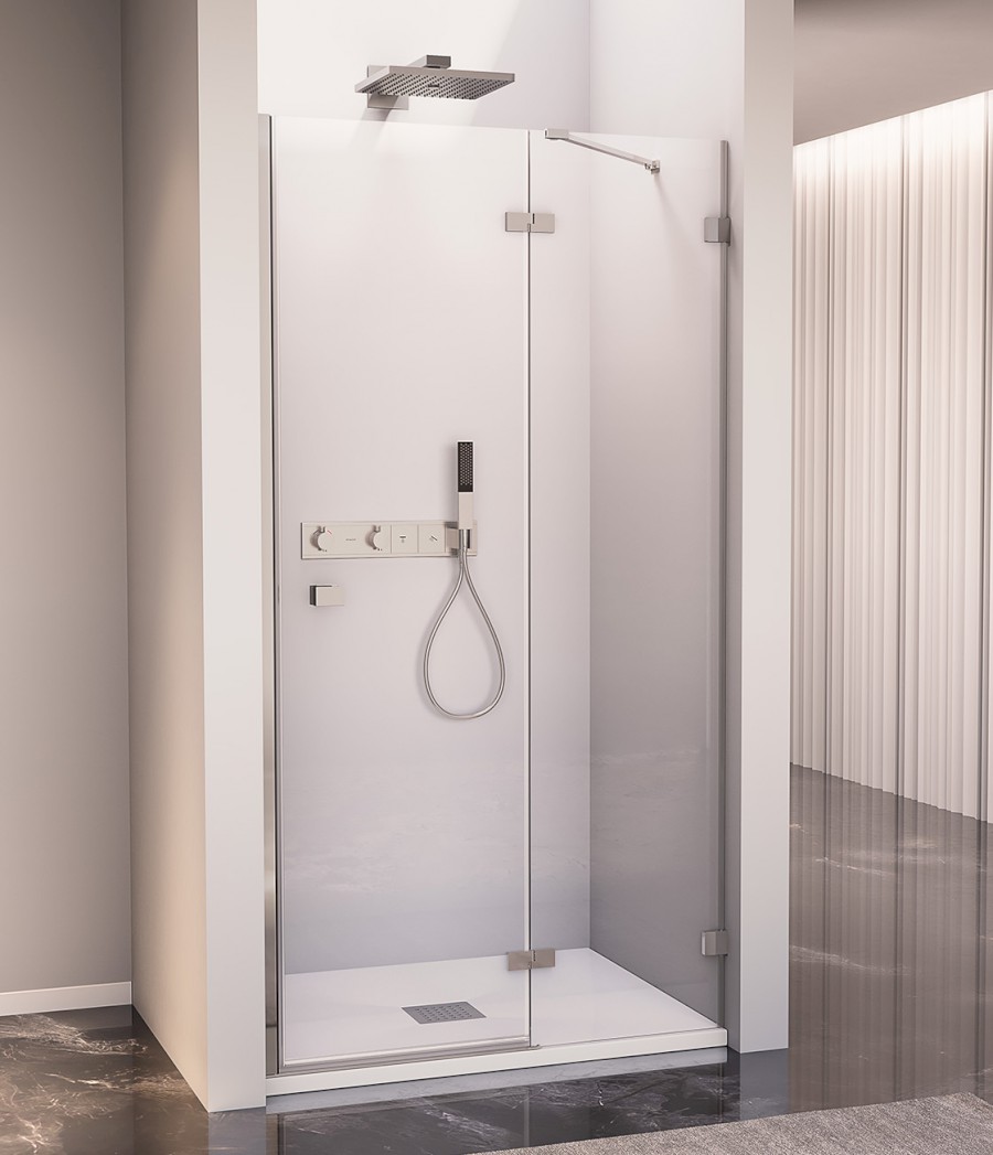 FL1610R (52444) FORTIS EDGE sprchové dveře do niky 1000mm, čiré sklo, pravé FL1610R