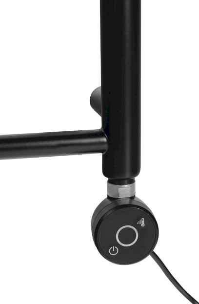 WICHER topná tyč s termostatem, 800 W, černá mat 600.206.6