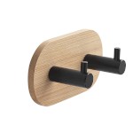 1127 (57909) HIMALAYA samolepící dvojháček, kulatý, černá/bambus 1127