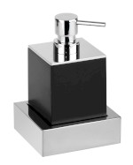 XS104B (59329) X-STEEL dávkovač mýdla na postavení 200ml, černá mat XS104B