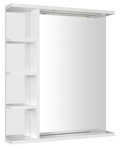 KORIN STRIP zrcadlo s LED osvětlením a policemi 60x70x12cm KO370S