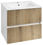 PN360 (59256) PANEDA STRIP umyvadlová skříňka 59,5x55x45,2cm, dub emporio PN360