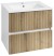 PANEDA STRIP umyvadlová skříňka 59,5x55x45,2cm, dub emporio PN360