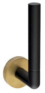 WS018BG (60580) LARISSA držák toaletního papíru rezervní, černá/zlato mat WS018BG