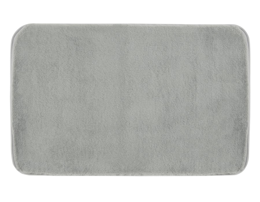 96FY508008 (52364) FUZZY koupelnová předložka, 50x80cm, 100% polyester, protiskluz, šedá 96FY508008