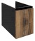 LOREA skříňka spodní dvířková 30x44x51,2cm, pravá/levá, dub collingwood/černá mat LE030-1935