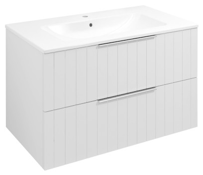 CIRASA STRIP umyvadlová skříňka 79,8x52x46cm, bílá mat CR801-3131S