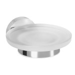 WS002 (56787) LARISSA mýdlenka, mléčné sklo, chrom WS002