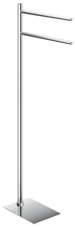 TRILLY stojan na ručníky, hranatý, chrom TR3113