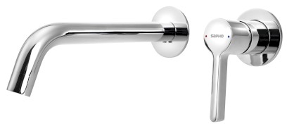 ICONIC podomítková dvouprvková umyvadlová baterie, chrom AF008