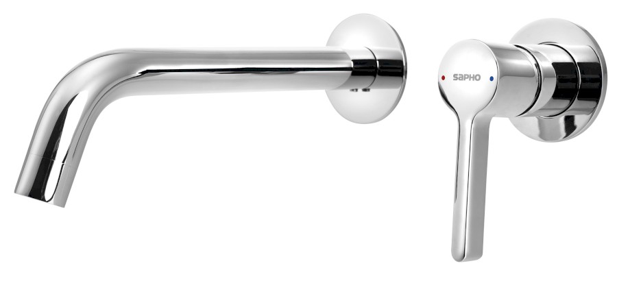 ICONIC podomítková dvouprvková umyvadlová baterie, chrom AF008