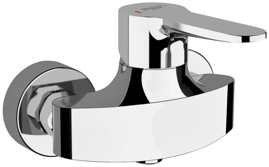 SIEGER nástěnná sprchová baterie, rozteč 100mm, chrom 914.100.1