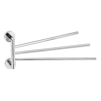 LARISSA trojitý držák ručníků otočný 350mm, chrom WS022