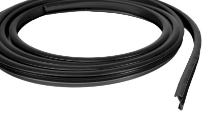 EASY BLACK zamačkávací těsnění boční stěny 1900mm ND022B