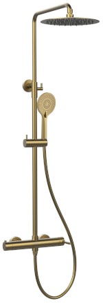 AF139GB (53117) ICONIC sprchový sloup s pákovou baterií, zlato mat AF139GB