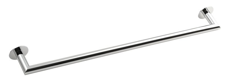 Madlo na ručník 650x70mm pro lepení na sklo, chrom CE509G