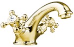 3175 (27425) ANTEA stojánková umyvadlová baterie s výpustí, zlato 3175