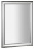ESTA zrcadlo v dřevěném rámu 58x78cm, stříbrná s proužkem NL395