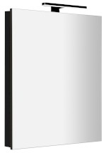 GR065-0035 (53226) GRETA galerka s LED osvětlením, 60x70x14cm, černá mat GR065-0035