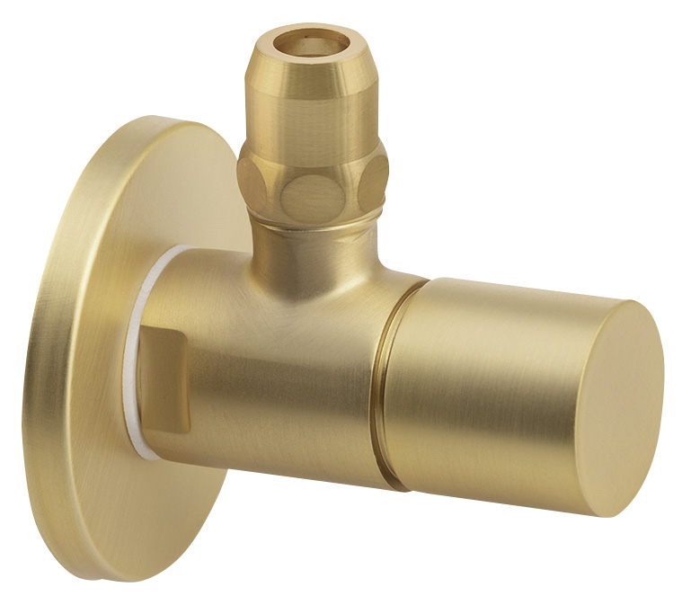 Rohový ventil s matkou, kulatý, 1/2