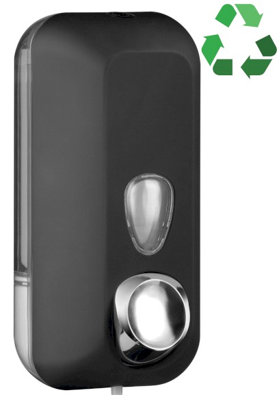 ECOLORED dávkovač tekutého mýdla 550ml, ABS, Soft Touch, černá mat A71401VB